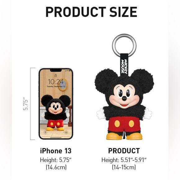 POPMART Disney Mickey Family Cute Together Keychain BLIND BOX - Picture 6 of 6
